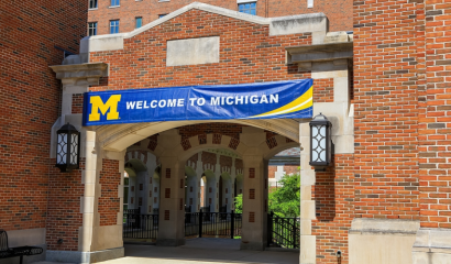 A building on the University of Michigan campus.